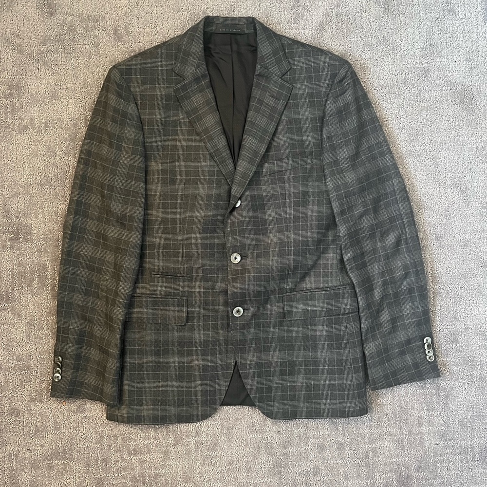 Boss Hugo Boss Gray Plaid Drago Super 110